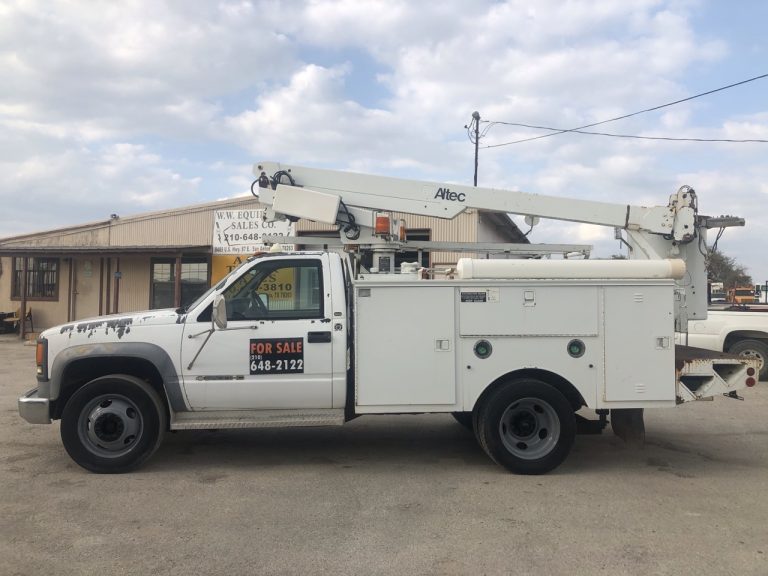 1997 CHEVY 3500HD AT200A 35’ Telescopic Aerial Device DIESEL $7,500