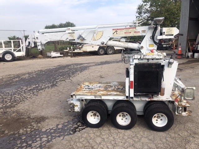 1998 SDP Panther EZ Hauler 2500 Mini Auger Digger Derrick 6×6 Crane 500 hrs $12,850