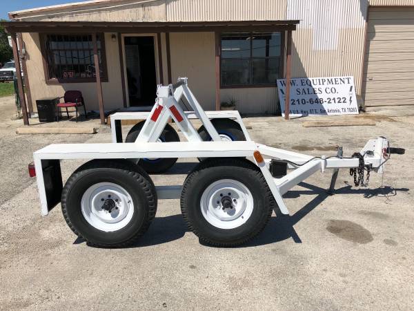 Used reel cable spool wood steel trailer $3,550