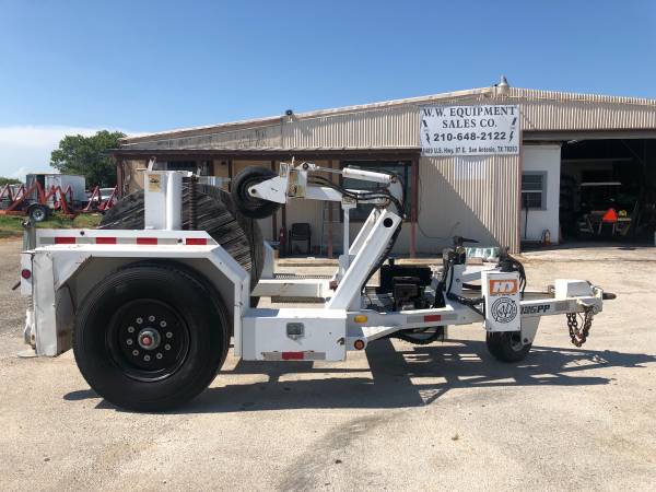 2001 HOGG DAVIS H-135PP CABLE REEL TAKE-UP RETRIEVER DOLLY $17,500