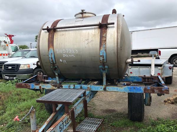 500 Gallon Stainless Steel Tank liquid hauling rig Steel Fuel Storage $1,750